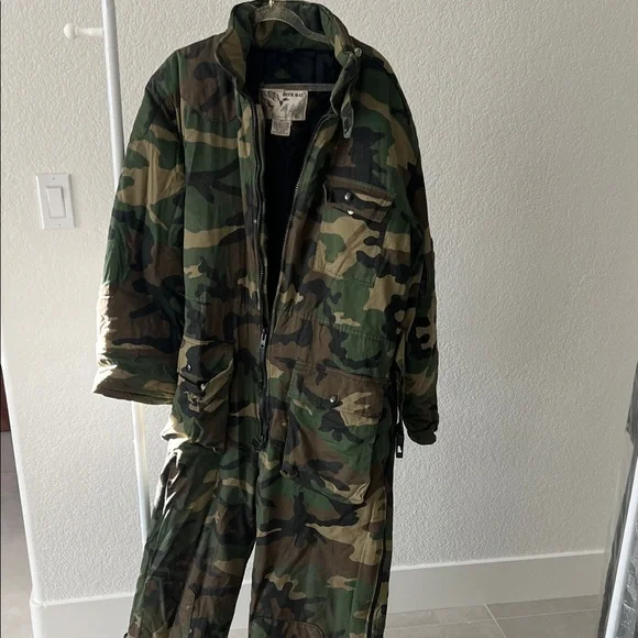 Duck Bag Camo Onesie Jumpsuit Coveralls - Picture 1 of 9